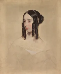 Studie av en ung kvinna, 1847